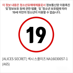 [ALICES SECRET] 섹시 스쿨미즈 NA16030057-1 (A65)